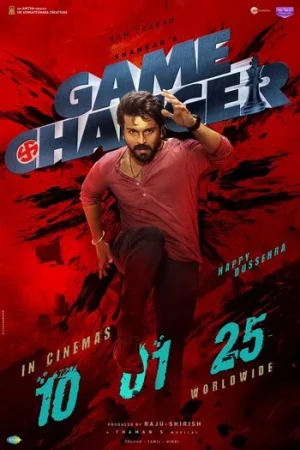 Download Game Changer (2025) WEB-DL ORG. Dual Audio [Hindi DD 2.0 – Telugu DD5.1] Full Movie 480p [530MB] | 720p [1.5GB] | 1080p [3.2GB]