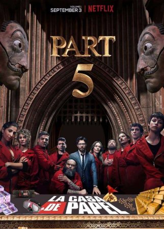 Download Money Heist – Netflix Original (Season 1-5) Dual Audio {Hindi-English} 480p | 720p | 1080p WEB-DL HD